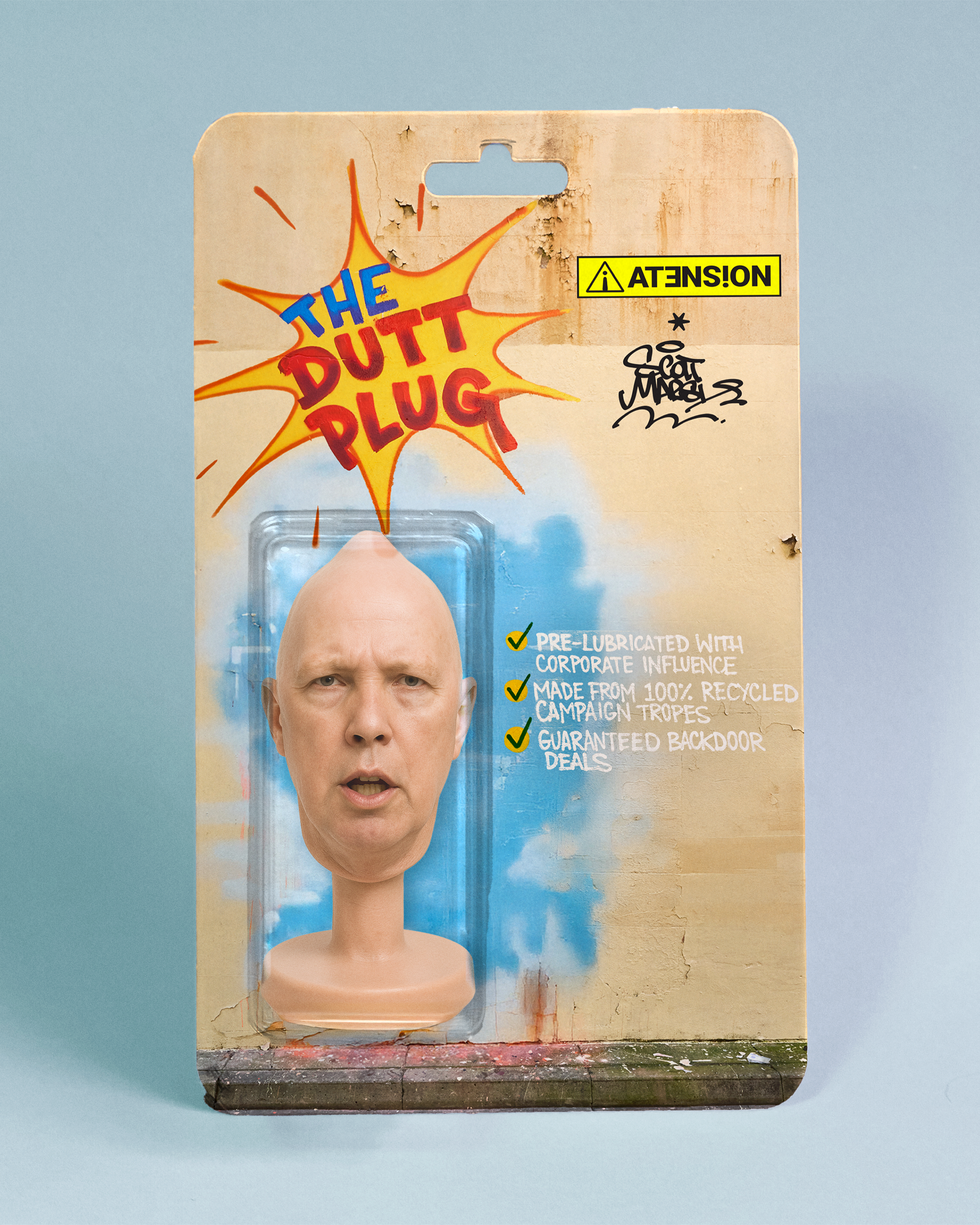 #001 "DUTT PLUG" X SCOTT MARSH - Limited Edition Anal Plug